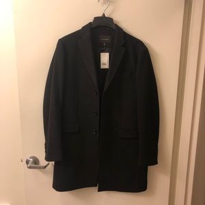 Banana Republic Wool Houndstooth Top Coat